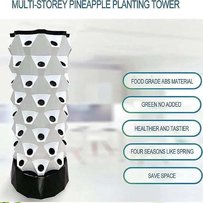 Hydroponic Garden Tower Vertical Hydroponic Indoor GrowingHydroponic Tower Growing Sytem Multi-Layer Grow Tower for Grow Fruits Vege