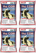 Michigan Peat Baccto 1640 Wholly Cow Horticultural Compost and Manure for Soil Amendment Lawn Care &amp Garden Beds 40 Quart Bag (4 Pack)