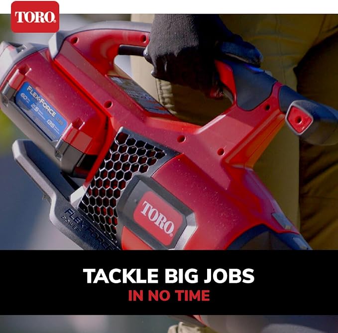 Toro Flex Force 60-Volt Max Brushless and Cordless Leaf Blower with 2.0-Ah Battery and Charger