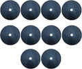 10pcs Black Round Ground Cover Control Fabric Mulch Non Woven Barrier Mat Outdoor Garden(52x6cm)