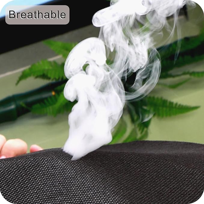 tela antihierbas70g-1.5x1.5m-20black leafBreathable and water-permeableDegradable and tear-resistantSuitable for lawn garden and greenhousebest weed barrier