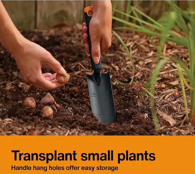 Garden Tool Set 3-Piece Trowel Cultivator Transplanter 12.2 Inch Length