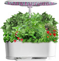 GeRRiT Hydroponic Growing System WiFi 15 Pods Indoor Garden with 5.5L Water Tank 76cm Adjustable Height Germination Kits App Controlled Garden Planter with LED Grow Light Pump System