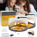 Flea Traps for Inside Your Home 2 Packs Flea Trap Indoor Pest Control Trapper Insect Killer with Light Sticky Bed Bug Natural with 6 Glue Disc Refills and 6 Lightbulbs