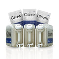 Athena Pro Complete Hydroponic Nutrients Kit with Mixing Jugs | 3-Part NPK Fertilizer | Pro Grow Bloom &amp Core | Dry Soluble Plant Food for Veg &amp Flowering | 5lb Nutrients 2.5 Gallon Containe