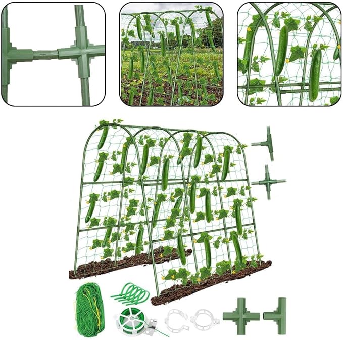 Functional U Shape Garden Trellis Reliable Support for Climbing Plants with Easy Assembly Instructions