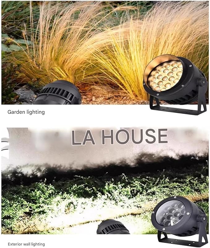 Led Spot Lights - LED Floodlight - Spotlight Led Beam Light IP65 Outdoor Waterproof Tree Light AC220V Garden Landscape Tree Light Villa Courtyard Wall Washer Light(Warm WhiteA-18W)