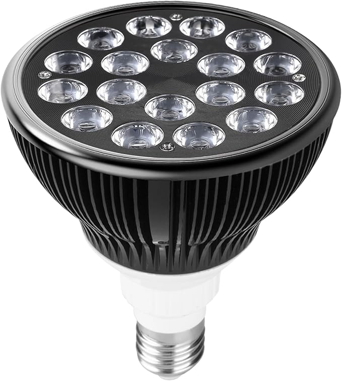 LED Aquarium Blue Light Blub 18W (36W Equivalent) LED Plant Grow Light Bulb with 450-460nm Blue LEDs for Indoor Plants Veg and Aquarium Plants Growing