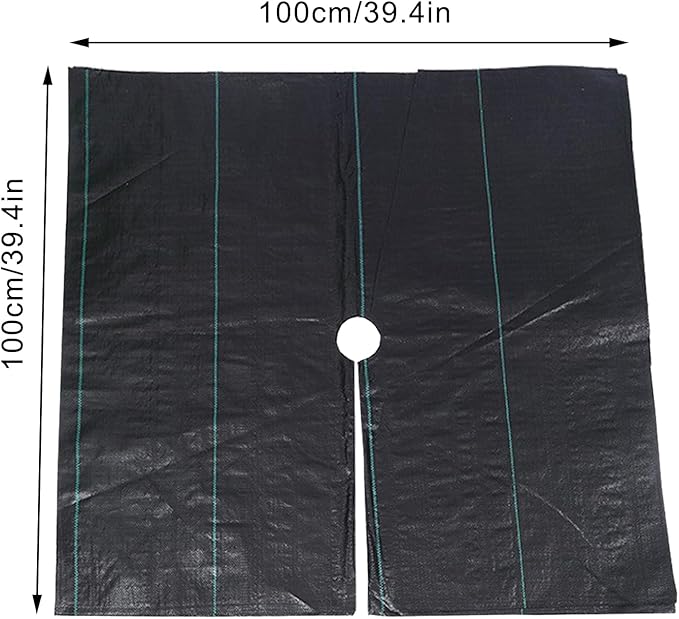 NFNSIG 20 Sheets Weed Barrier Fabric Open Grass Cloth Woven Landscape Fabric Weed Mat Fabric Weed Blocker Fabric Landscape Membrane Cloth for Control Landscaping Tree Protection(1m)