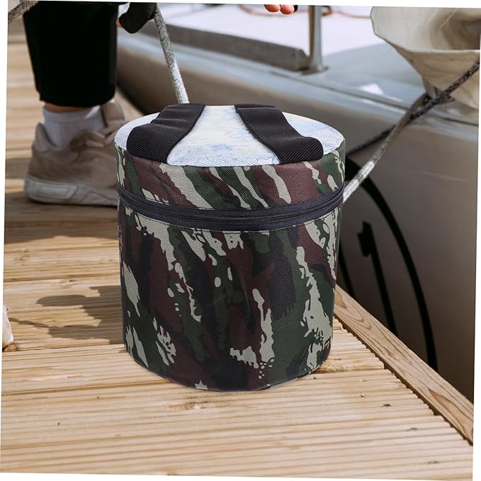 Toyvian Portable Weeding Stool with Storage Bag 25cm High Lightweight Foam Garden Seat for Outdoor Gardening Camping Fishing and Farm Work Random Style