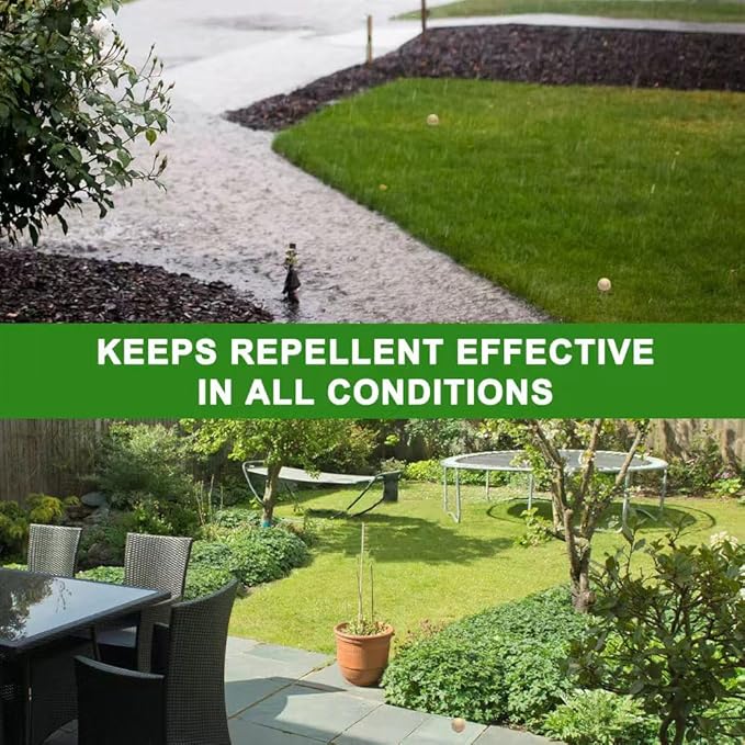 Snake Repellent for Yard Powerful Snake Away Repellent for Outdoors Pet Safe Backyard Snakes Deterrent Copperhead Snake Repeller Effective Rattlesnake Repellant 8P