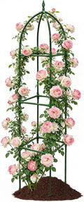 Garden Trellis Climbing Plants – Adjustable Height Vertical Obelisk Stand Arch Balcony House Outside Wedding Vegetable Flower | Climbing Plants Adjustable Height Vertical Obelisk StandGarden Ar