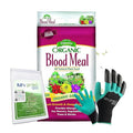 Espoma DB17 Blood Meal 17 lb. Bag with My Garden Pool PH Soil Test Strips 20 ct and My Garden Pool Superior Gardening Claw Gloves and Garden-IQ Smart Gardening AI Assistant!