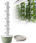 Indoor Herb Tower Hydroponics Growing Systems Hydroponic Setup Garden Detachable Colonization Cups Home Garden Farm Greenhouse A(36Pots)