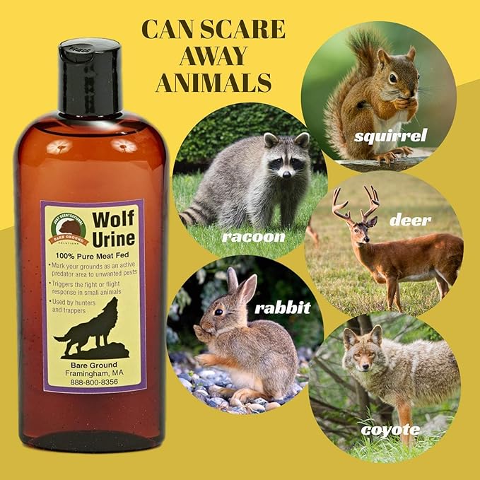 Just Scentsational WU-16 Wolf Urine for Gardens Hunters and Trappers 16 oz