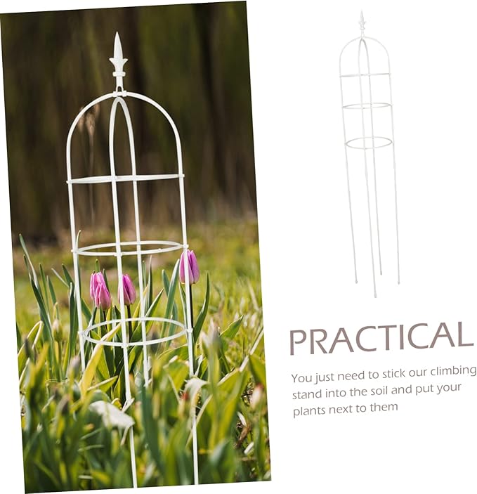 Plant Trellis Garden Climbing Plants Support Obelisk Trellis Holder Flower Pot Support