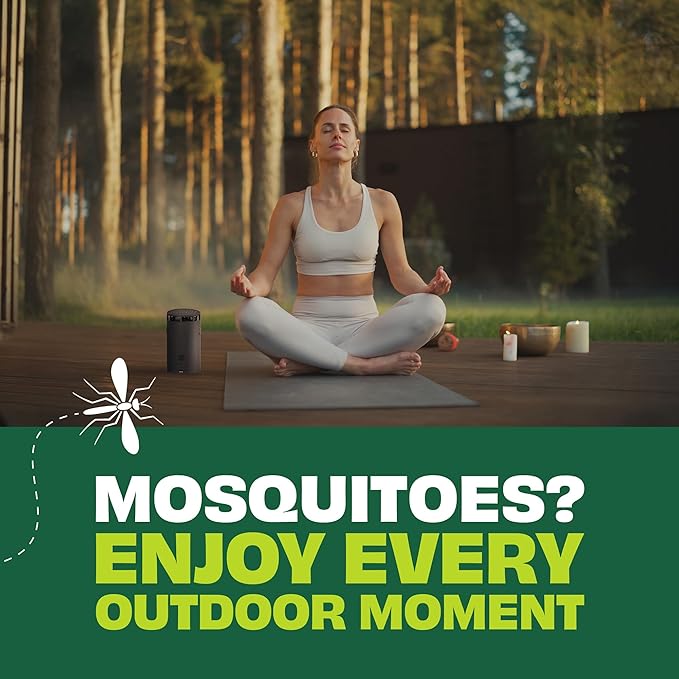 STEM Zone Mosquito Repellent Device Easy-to-Use Outdoor Insect Protection with Proven Essential Oils People and Pet Safe Solar and USB-C Charger Waterproof - Includes 1 Device &amp 1 Pod