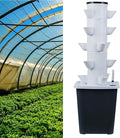 Hydroponics Growing System Tower Aquaponics Grow System Garden Tower Aeroponics Growing Kit for Herbs Fruits and Vegetables