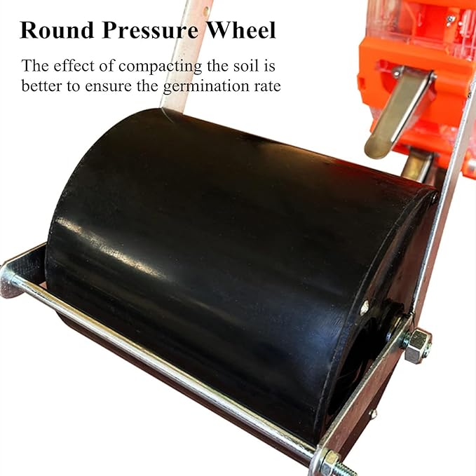 Garden Agricultural Seeds DispenserManual SeederMulti-Function Precision PlanterRoller Corn Seeder with 12 NozzlesGarden Seeder for Corn Cotton Soybean Peanut