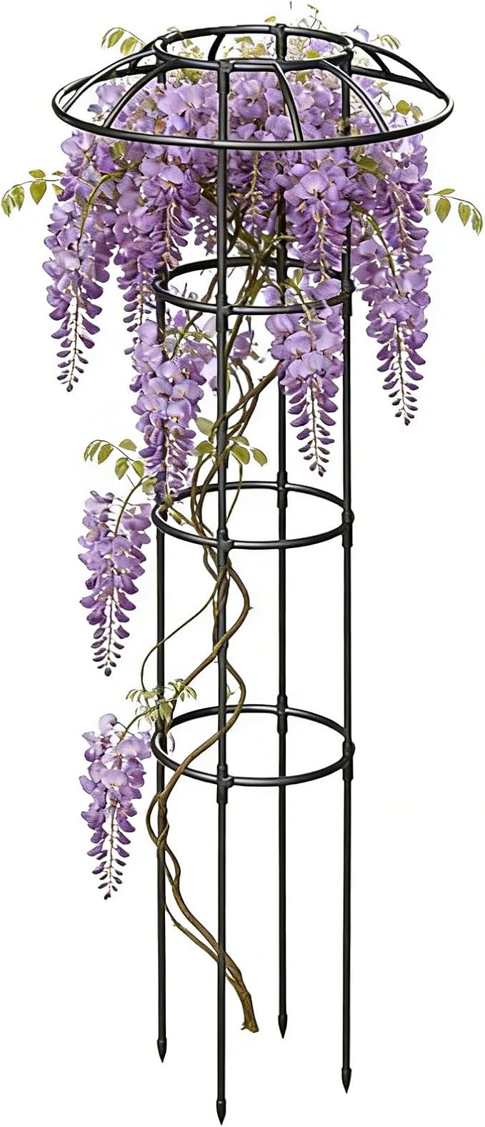 Garden Trellis for Climbing Plants - Stable Decorative Climbing Plants Support | Flower Mushroom Top Trellisfor Vine Rose Clematis Vegetable Dragon Fruit Cucumber Hydrangeas Jasmine