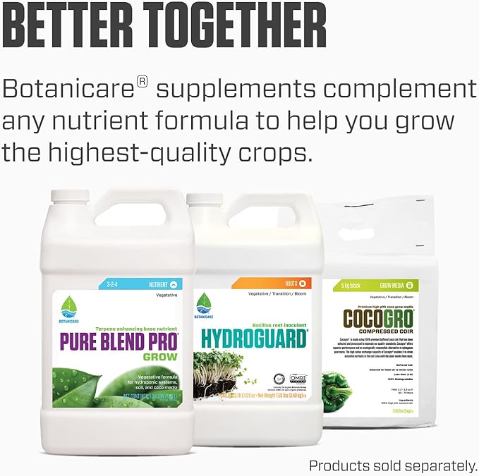 Botanicare Cal-Mag Plus A Calcium Magnesium And Iron Plant Supplement Corrects Common Plant Deficiencies Add To Water Or Use As A Spray 2-0-0 NPK 5 Gallon