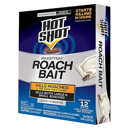 Hot Shot MaxAttrax Roach Bait - 4 Pack