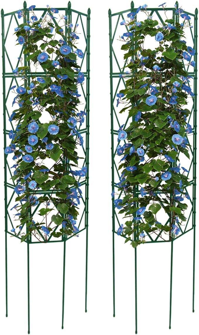 Garden Trellis for Climbing Plants Vine Support Climbing for Roses Flowers and Vegetables Foldable Plant Trellis Suitable for Outdoor and Indoor Use(W60xH180CM(2.0x5.9FT))