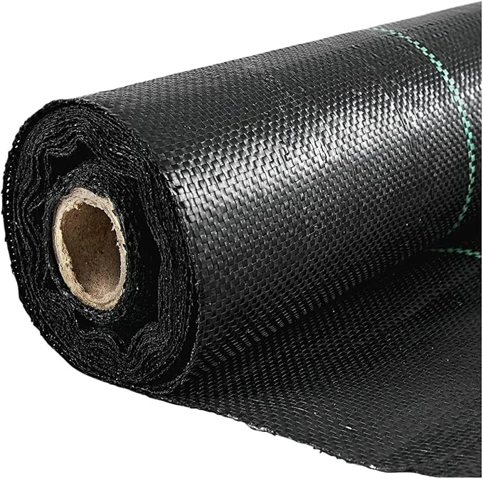 Weed Barrier Fabric Weed Barrier Fabric Heavy Duty Woven Ground Weed Control Fabric 6ft X 300ft Black for Gardening