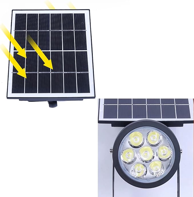 Outdoor LED Spotlight Waterproof Solar Spot Lights Bright Flag Light Landscape Automatic Mini Lawn Lamp 4.4W Graden Lights Lawn Decorative Lamp Courtyard Front Yard Warm White
