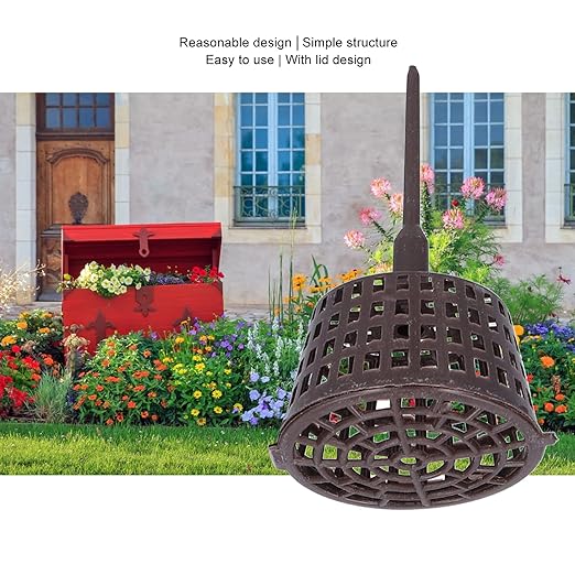 Bonsai Fertilizer Basket20Pcs Plastic Bonsai Fertilizer Box with Lid Garden Planting Fertilization Mesh Baskets for Orchid Bonsai Potted Plants