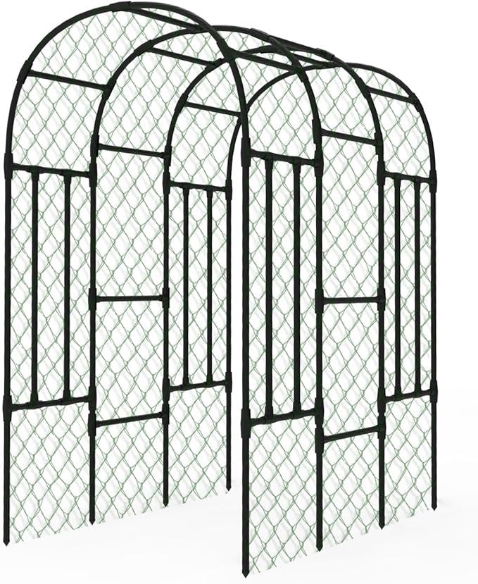 Trellis for Climbing Plants Outdoor - Cucumber Trellis for Raised Bed Size:71 * 47 * 79 inch Garden Trellis for Climbing Plants Cucumber Vegetable Tomato Flowers