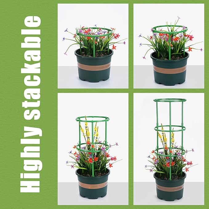 Multi-Tier Plant Climbing Trellis Garden Obelisk GreenClimbing Plant Supports for Indoor Outdoor Diameter-20/25/30/36cm for Climbing PlantsVegetableFlowers(Size:30x70cm)