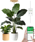 Plant Grow Lightyadoker Smart Plant Light Compatible with AlexaGoogle for Indoor PlantsHeight AdjustableCustomized Light BrightnesssMultiple Timers
