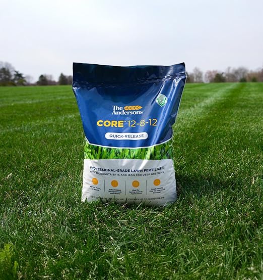 The Andersons Core 12-8-12 Professional-Grade Quick-Release Lawn Fertilizer - 18 lbs. Covers up to 5000 sqft.