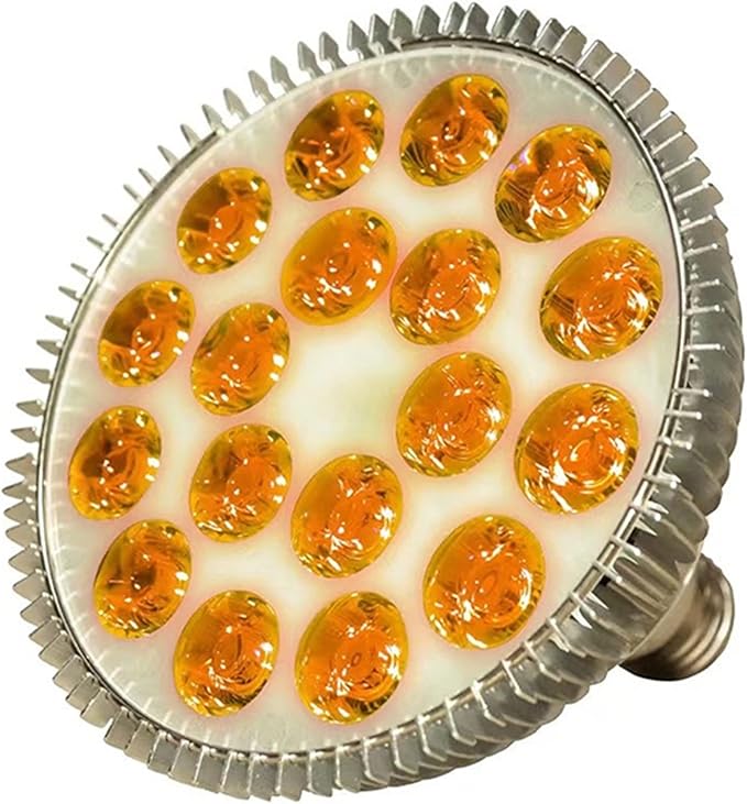 E27 LED Plant Grow Light 54W Par38 Full Spectrum Phyto Grow Box for Flower Seed Growth Hydroponics Veg Growing (Color : 18red 660mn)