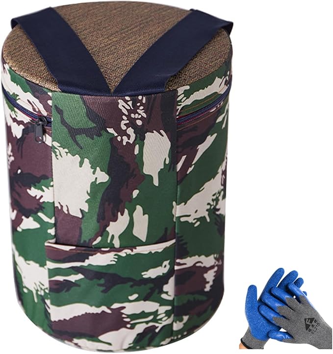 Wearable Gardening Stool Portable Hip Attached Work Seat Round Garden Bench Chair EPP Foam Material for Garage Picking Lawn Height12.6