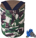 Wearable Gardening Stool Portable Hip Attached Work Seat Round Garden Bench Chair EPP Foam Material for Garage Picking Lawn Height12.6