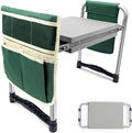 Garden Kneeler and Seat with 11.5 Wide Pad Foldable Garden Stool with 2 Tool Bags Heavy Duty Garden Kneeler for Gardening Women Horticulturist