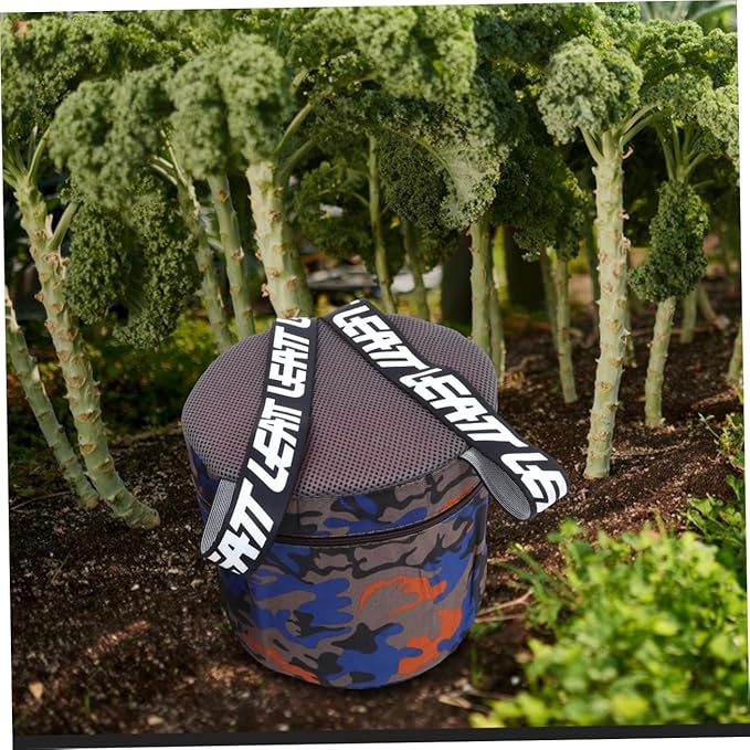 Portable Outdoor Gardening Stool with Pocket 25cm Height Small Foam Workseat for Farming Weeding Camping and Fishing Lightweight Wearable Seat for Adult Gardeners Random Style