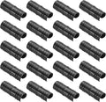 PATIKIL Greenhouse Clamp 50 Pack Plastic Garden Buildings Tube Clips Hoop for 1 1/4 32mm Pipe Greenhouse Film Frame Sunshade Net Black