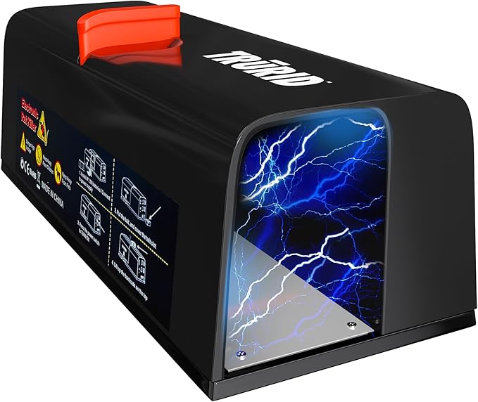 Mouse Traps and Rat Trap Indoor for Home - Powerful Electric Rodent Killer Humane and Reusable Anti-Escape Design Instantly Kills Rats Mice Chipmunks and Squirrels