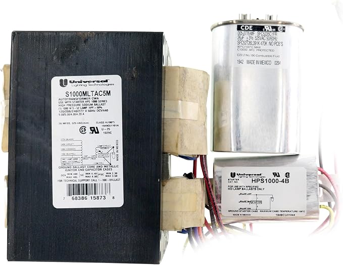 Universal Lighting Technologies S1000MLTAC5M-500C HPS Magnetic Ballast 1000W S52 120/208/240/277V