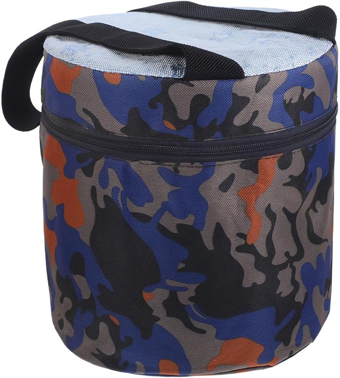 Portable Lightweight Gardening Stool with 25cm Height and Side Pocket Small Foam Outdoor Workseat for Farming Planting and Camping Use Random Style