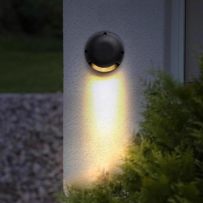 LED Underground Light Outdoor Buried Lights IP65 Waterproof 1 Side Lighting Surface Mounted Deck Lights Low Voltage AC/DC12-24V for Garden Path Wall Stair Yard Landscape Spotlight