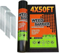 Weed Barrier Landscape Fabric Weed Barrier Landscape Fabric Durable Geotextile Fabric for Landscaping French Drains (4 * 50)
