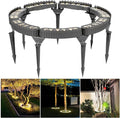 Outdoor Landscape Spotlights Outdoor Palm Tree Lights LED Low Voltage Landscape Tree Ring Lights Garden Lights (Warm White Light Pack of 7)