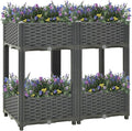SKM Raised Bed 31.5x15.7x28 Polypropylene-04061026
