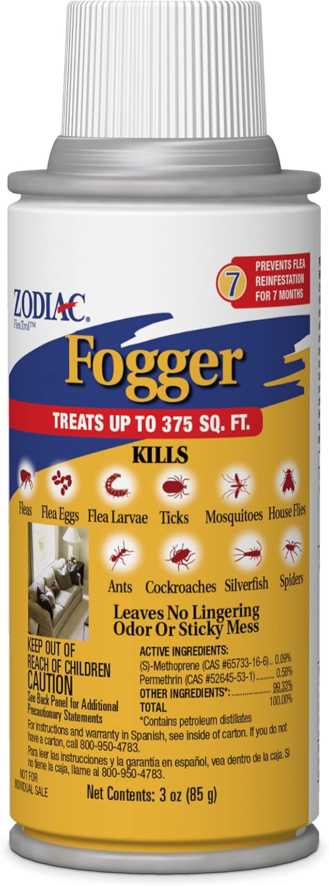 Zodiac Fogger 3 ounce cans 3 Pack