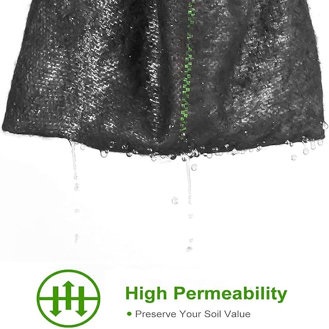 6ft x 300ft Weed Barrier Landscape Fabric Premium Heavy Duty Weed Block Gardening Mat Geotextile Fabric Weed Control for Outdoor Driveway