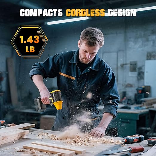 ohyes Air Duster 380W Brushless High-Speed Motor 100000RPM Fit for DeWALT 20v Max Battery Variable Speed Turbo Jet Fan for Jobsite &amp Workshop(Battery not Included)